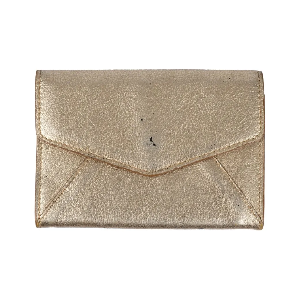 Saint Laurent Leather Card Holder - '00s Red Leather Good - Inside View