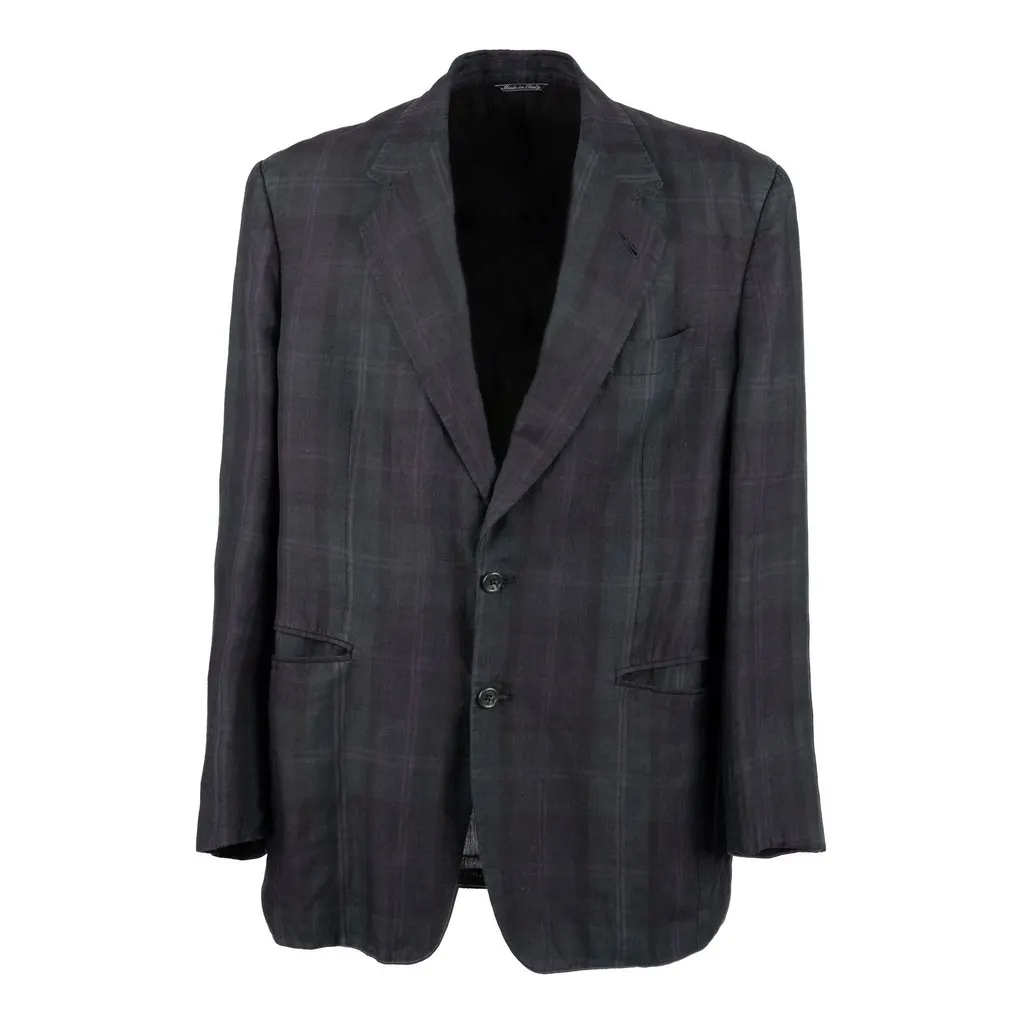 Gianfranco Ferré Plaid Blazer - '00s Red Good - Front View