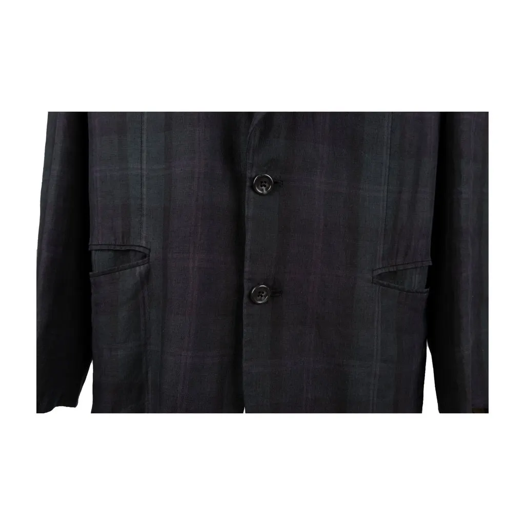 Gianfranco Ferré Plaid Blazer - '00s Red Good - Inside View
