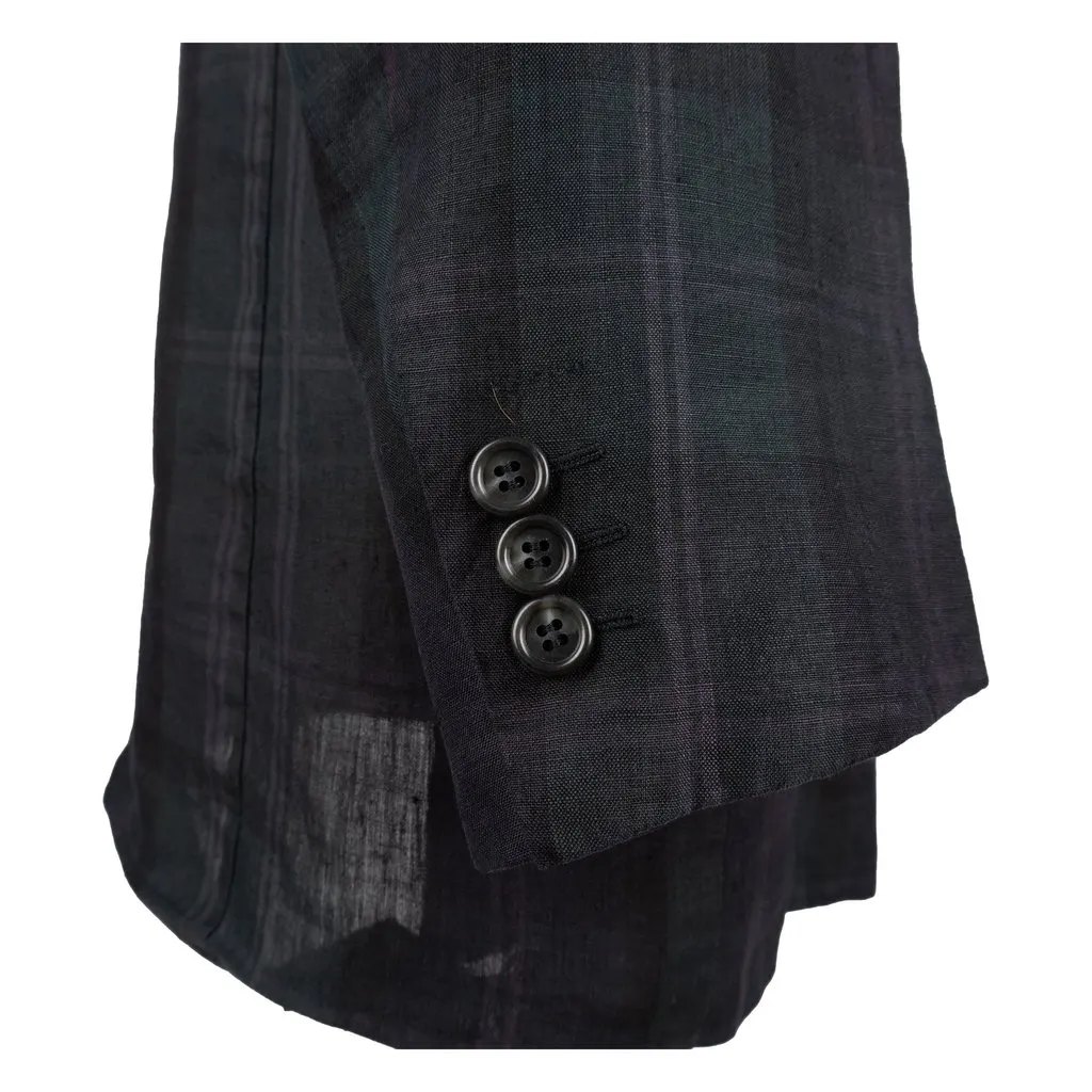 Gianfranco Ferré Plaid Blazer - '00s Red Good - Model View