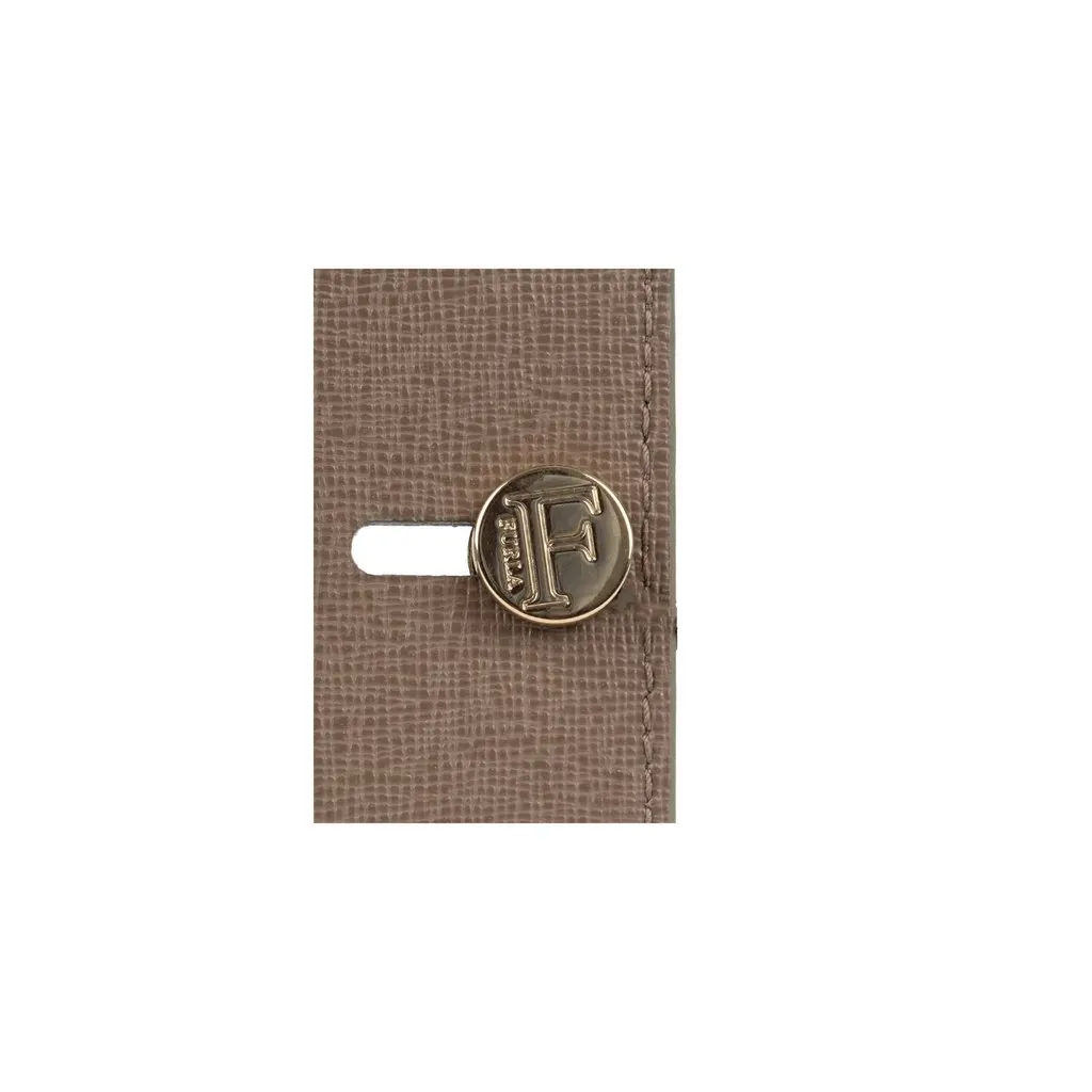 Furla Leather Card Holder - '10s Beige Leather Good - Inside View