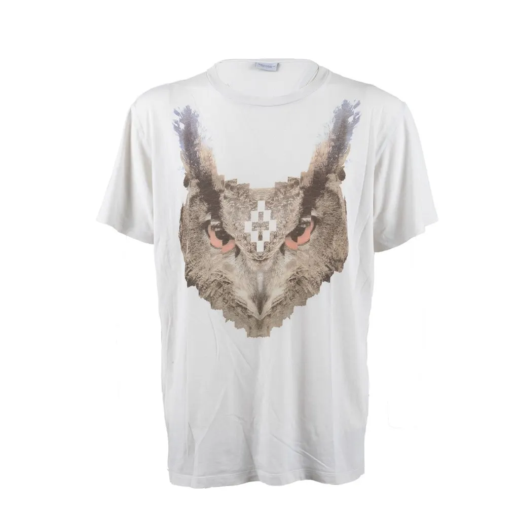 Marcelo Burlon Printed T-shirt - '10s White Cotton Good - Front View