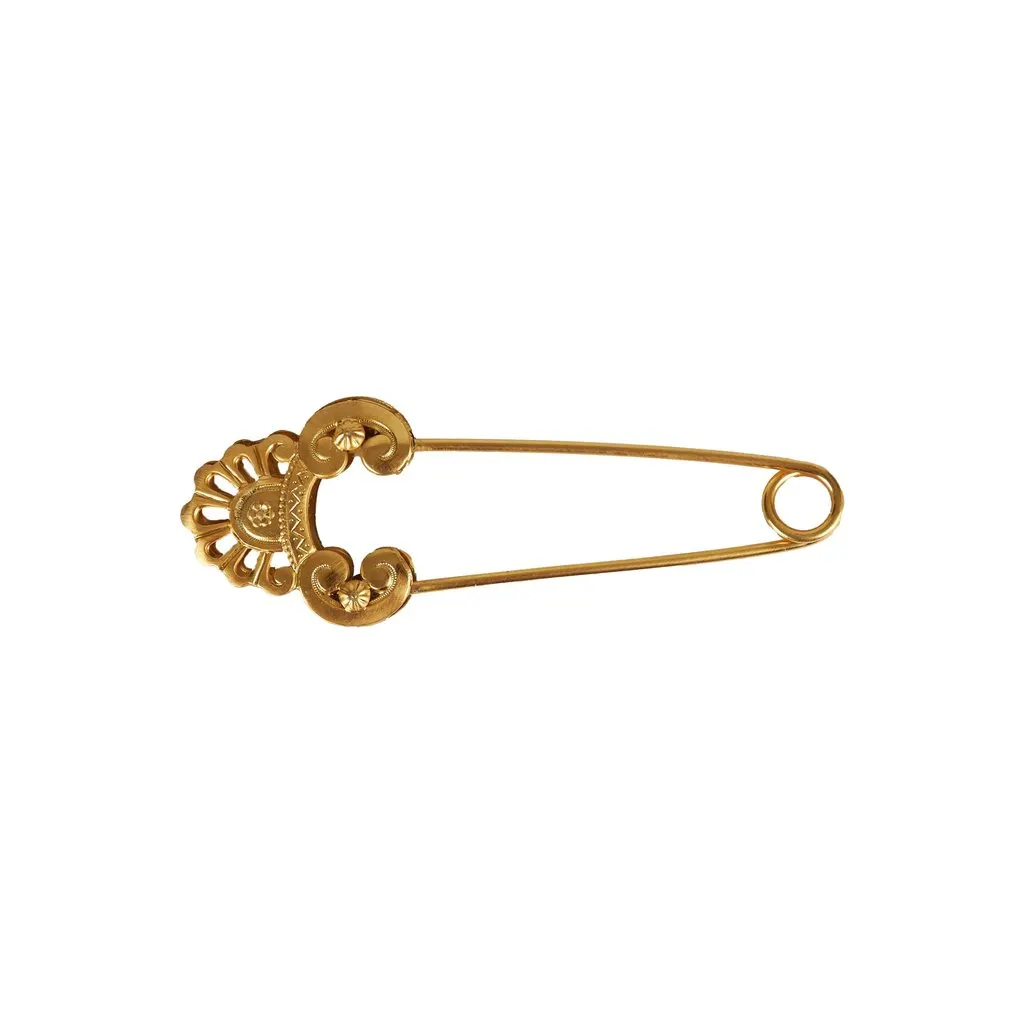 Unsigned Golden Pin - '10s Gold Good - Front View
