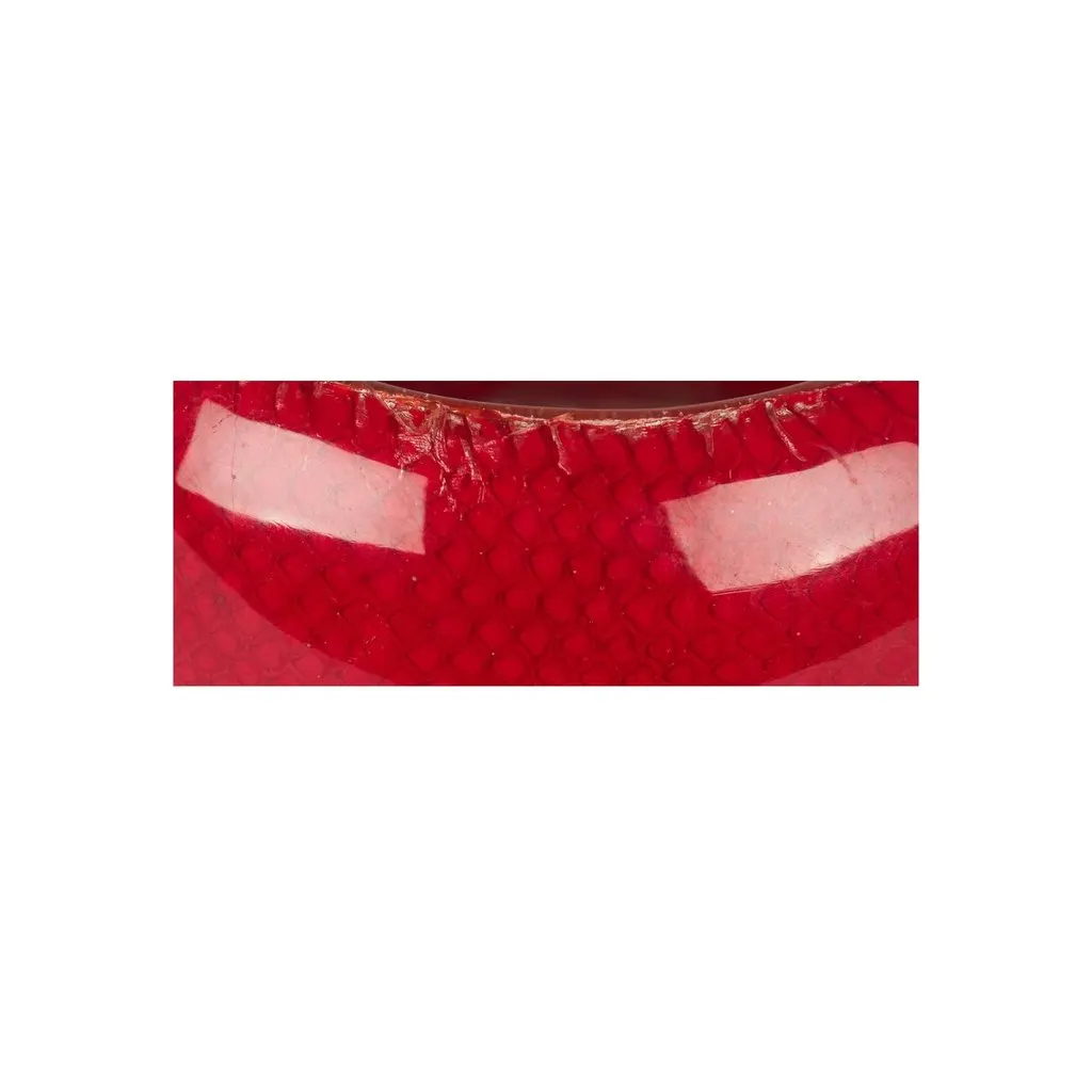 Unsigned Plexiglass Bangle Set - '90s Red Good - Model View