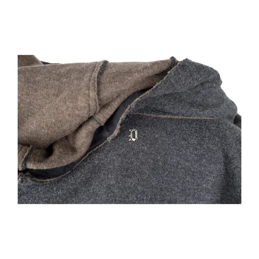 Unsigned Dondup Wool Duffle Coat - '10s Brown Wool Good - Inside View