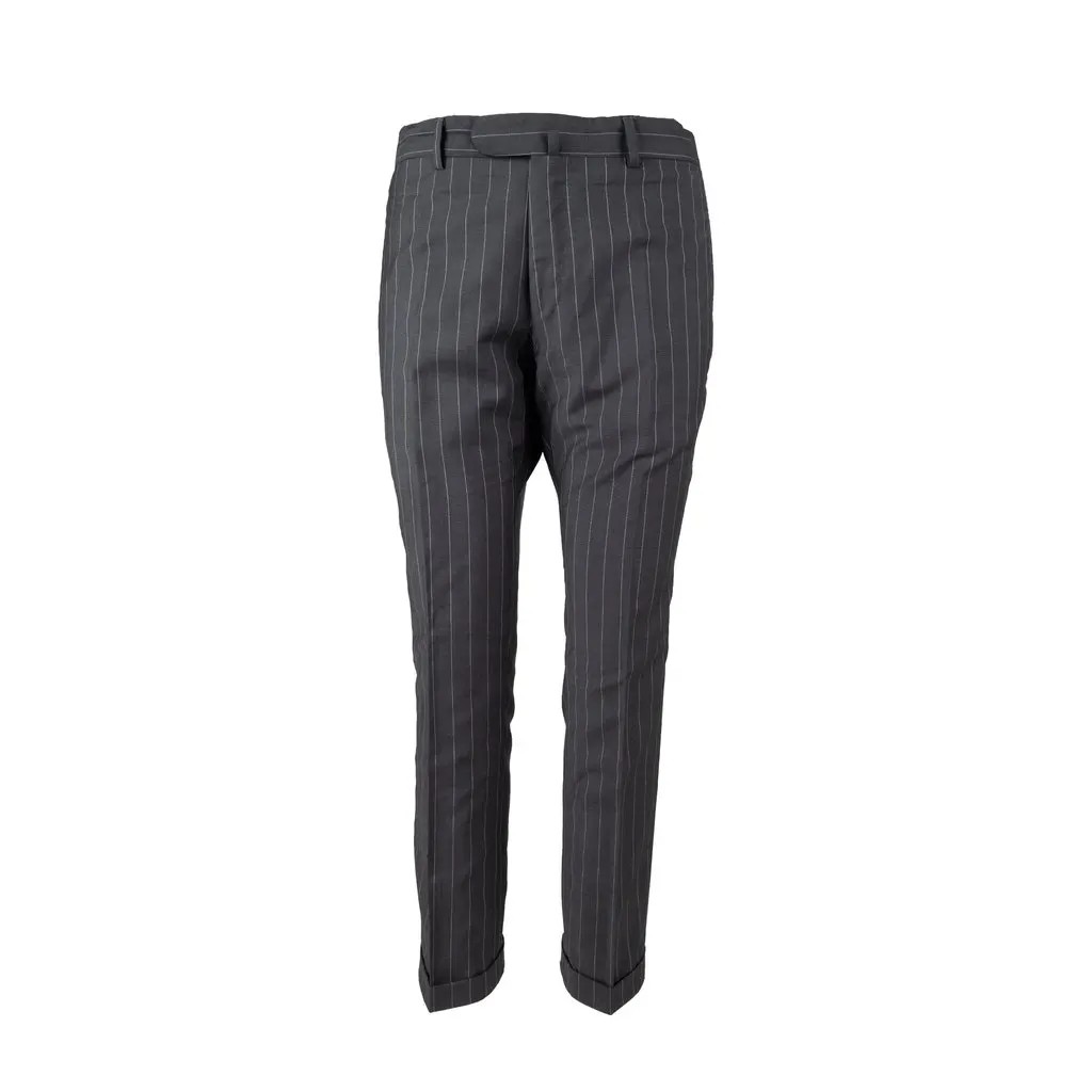 Boglioli Pinstripe Suit - '00s Grey Wool Good - Box View