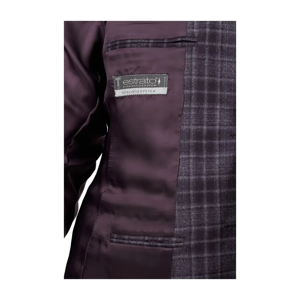 Boggi Plaid Wool Jacket - '10s Grey Wool Good - Box View