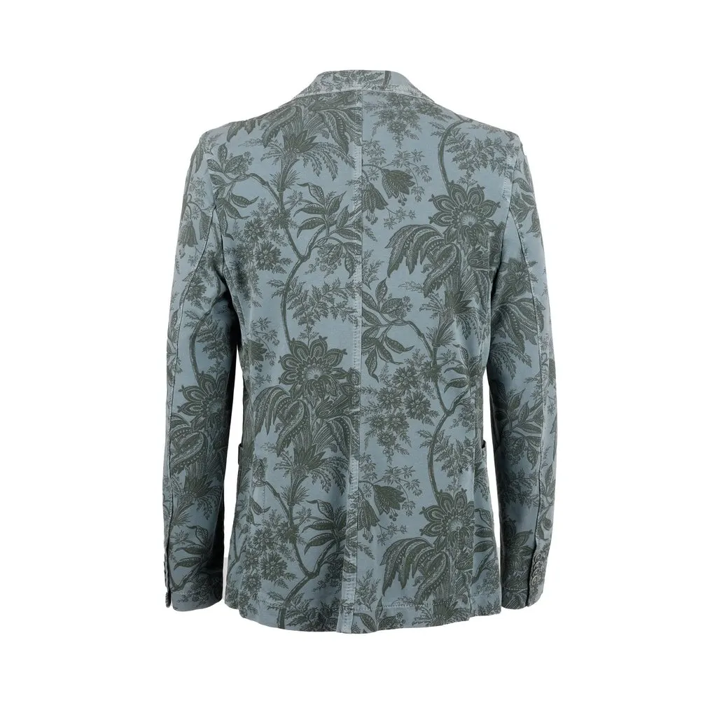 Unsigned Circolo 1901 Paisley Printed Jacket - '00s Red Cotton Good - Back View