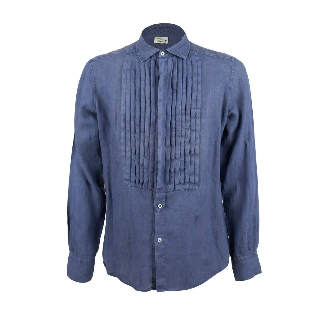 Unsigned Shirt with Pleats - '00s White Cotton Good - Front View