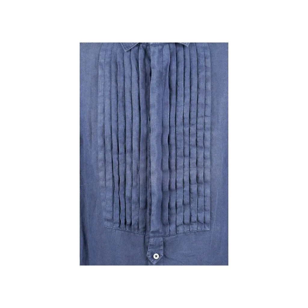 Unsigned Shirt with Pleats - '00s White Cotton Good - Inside View