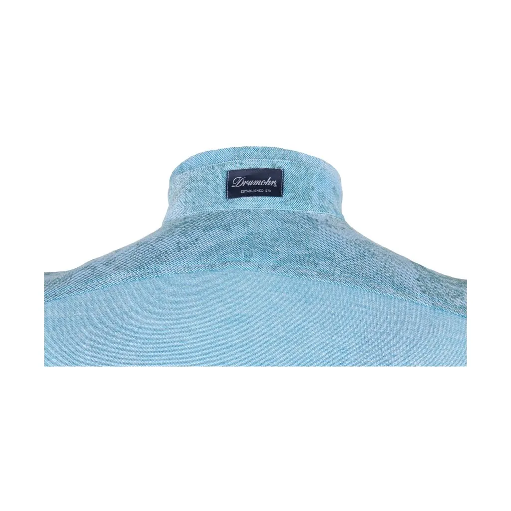 Drumohr Paisley Printed Shirt - '00s MultiColor Cotton Good - Inside View