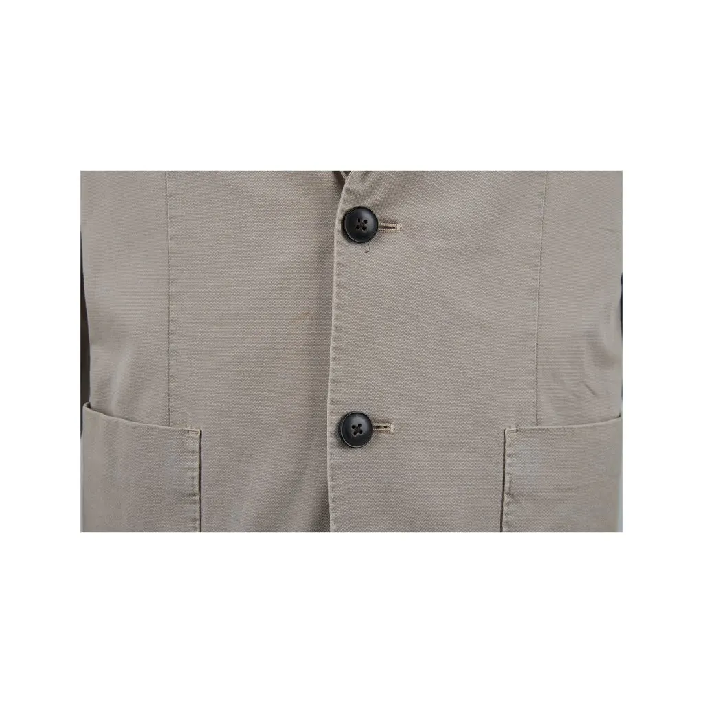 Unsigned Dondup Beige Blazer - '00s Beige Cotton Good - Box View