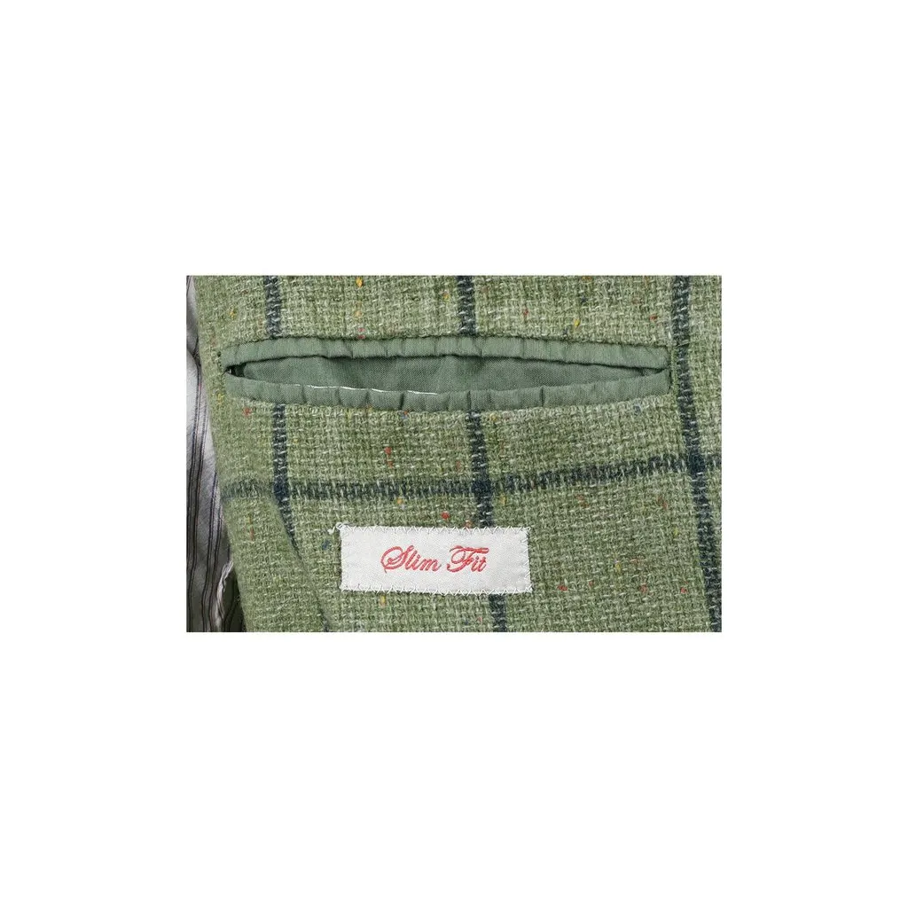 Unsigned L.B.M. 1911 Checkered Slim Fit Jacket - '10s Red Wool Good - Box View
