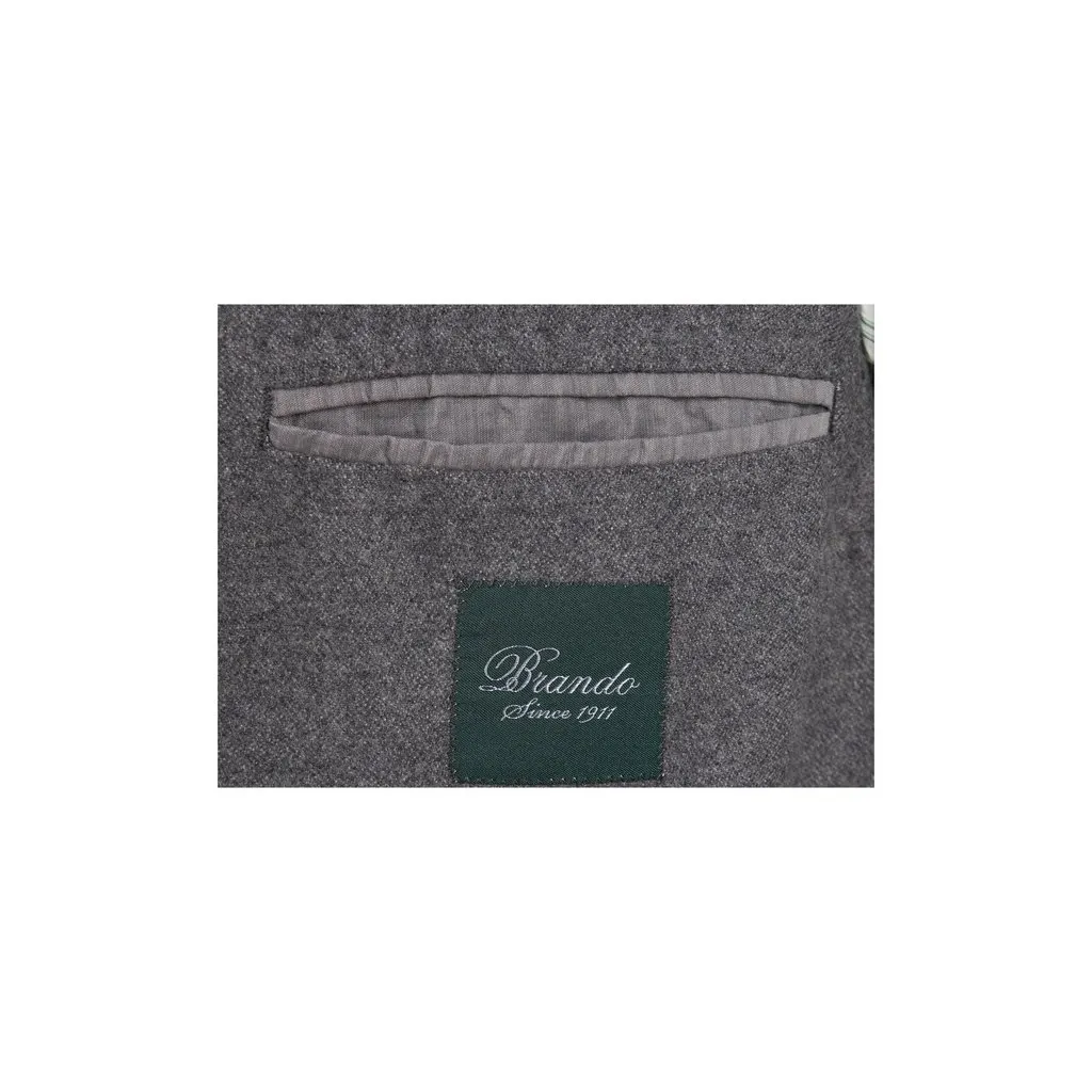 Brandon Maxwell Cashmere Blazer - '10s Grey Wool Good - Model View