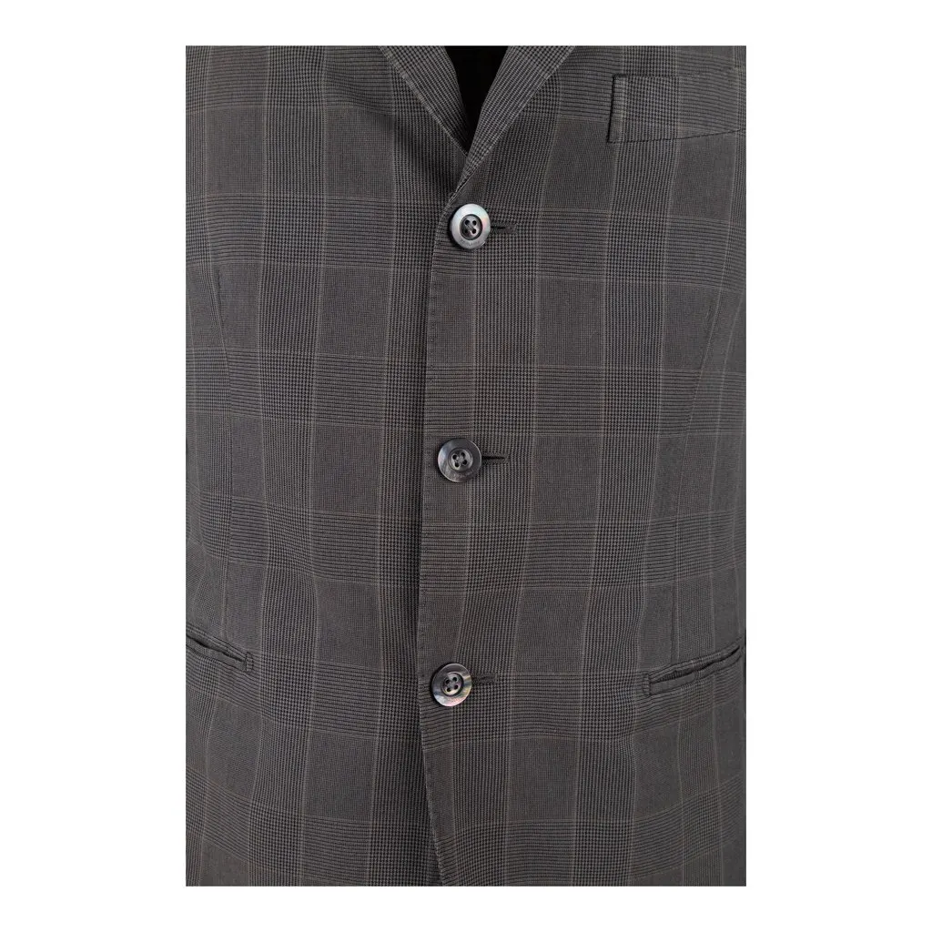 Boglioli Checkered Jacket - '10s Red Cotton Good - Inside View