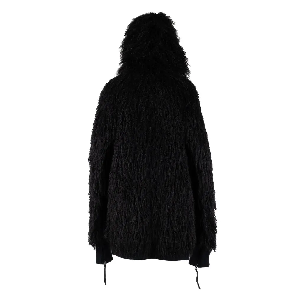 Unsigned Sweatshirt with Fringes - '10s Black Good - Box View