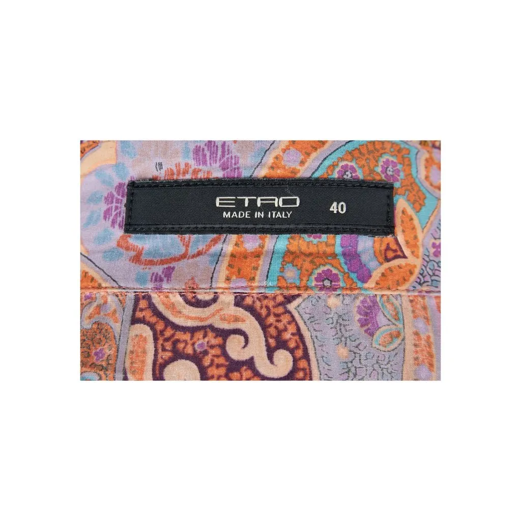 Etro Paisley Printed Shirt - '10s MultiColor Cotton Good - Box View