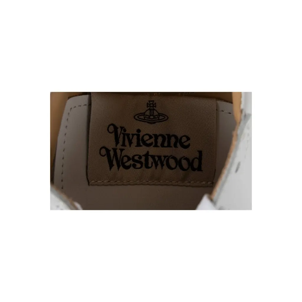 Vivienne Westwood Low Top Apollo Trainers - '10s White Leather Good - Box View