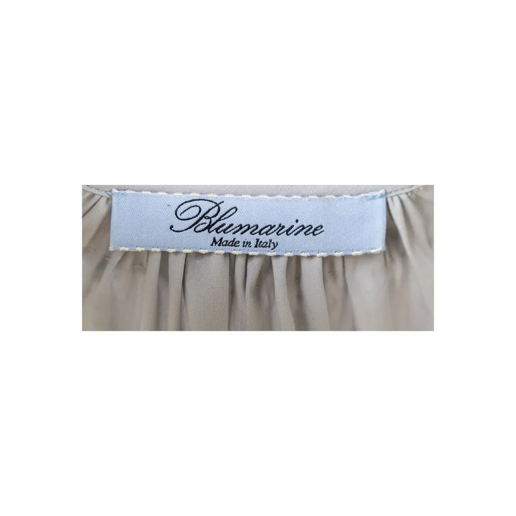 Blumarine Bead Embellished Top - '10s White Cotton Good - Box View