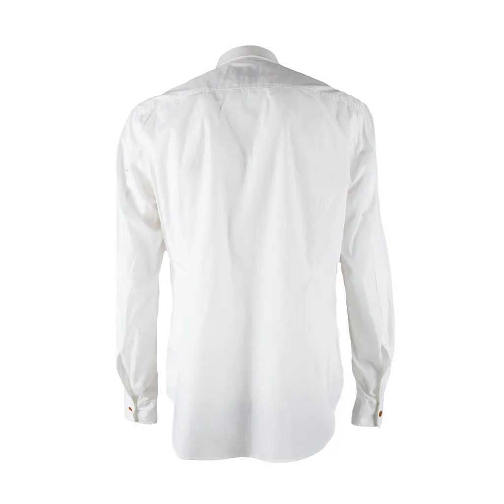 Vivienne Westwood Classic White Shirt - '10s White Cotton Good - Back View