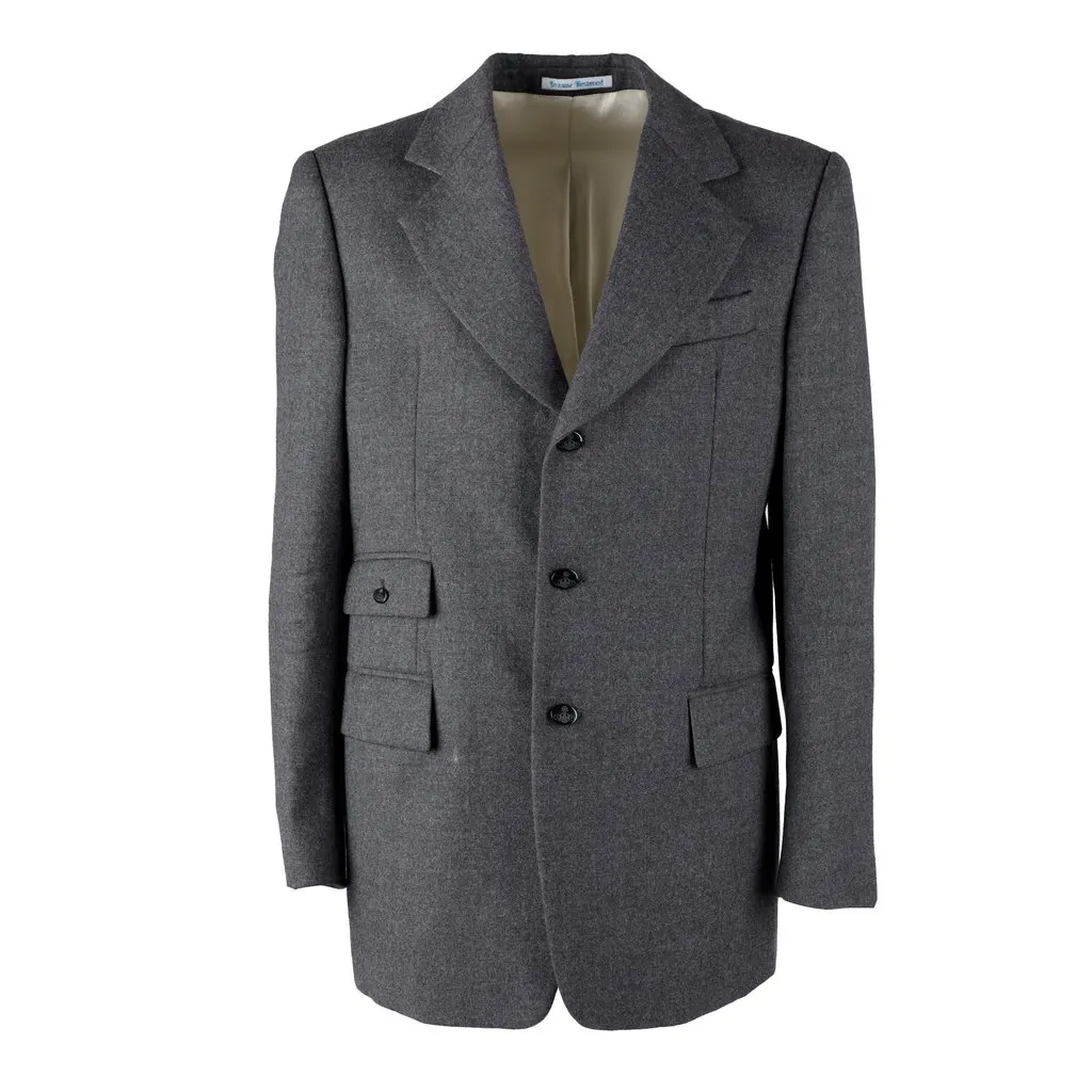 Vivienne Westwood Wool Suit - '00s Grey Wool Good - Inside View