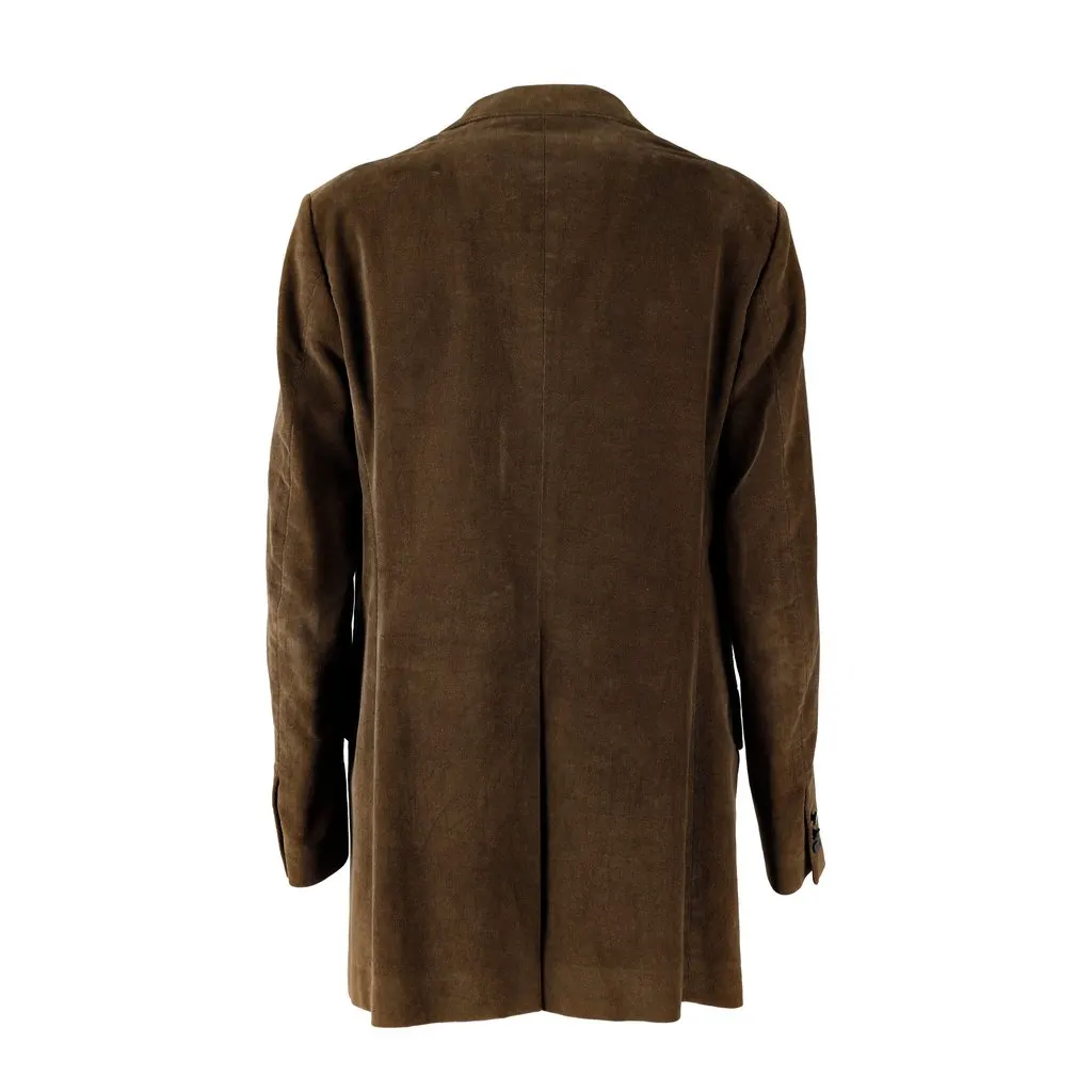 Vivienne Westwood Corduroy Suit - '00s Brown Cotton Good - Model View