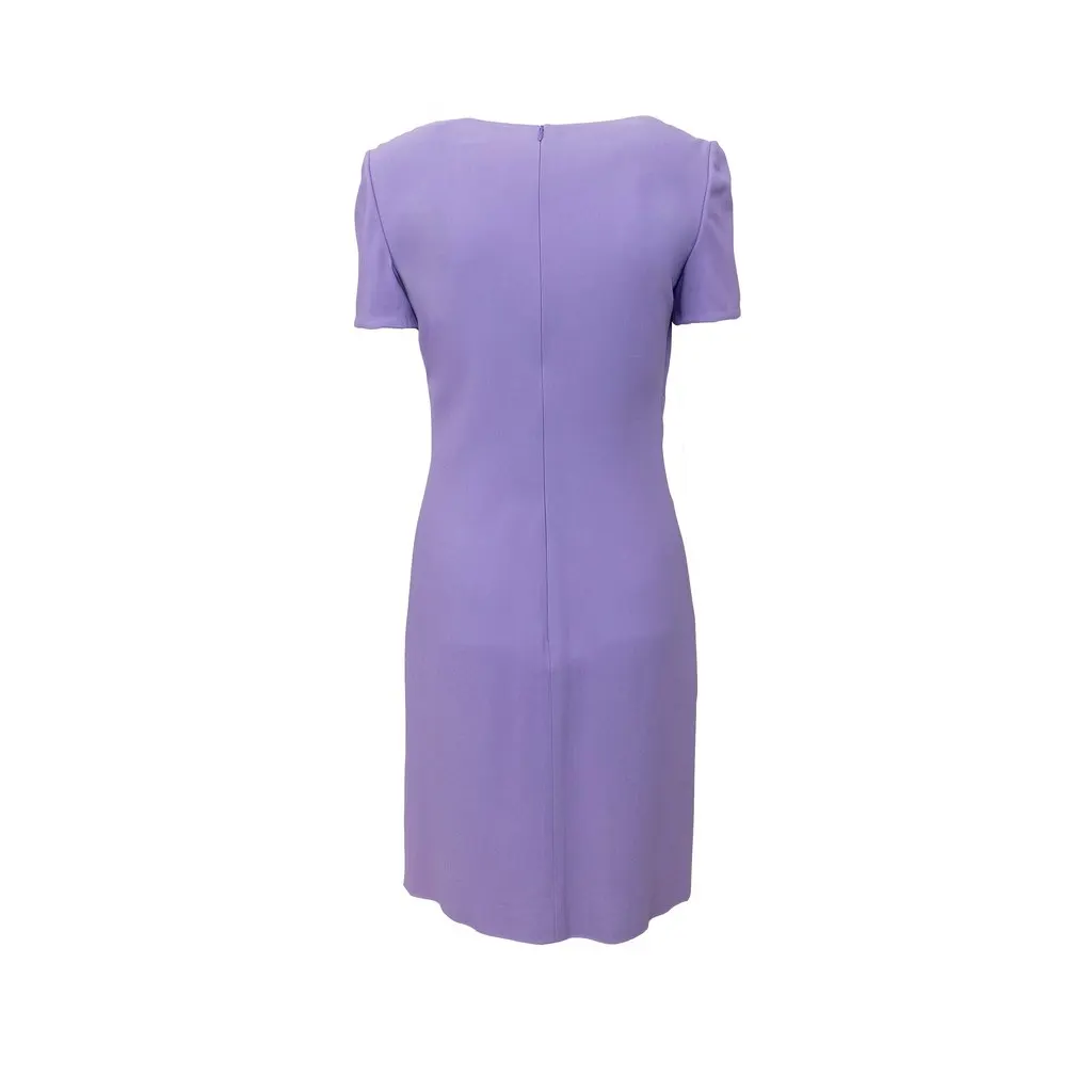 Valentino Neck Dress - '10s Red Good - Back View