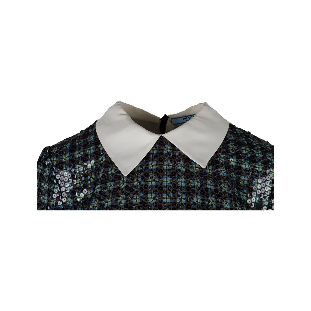 Prada Sequin Top - '10s White Good - Inside View