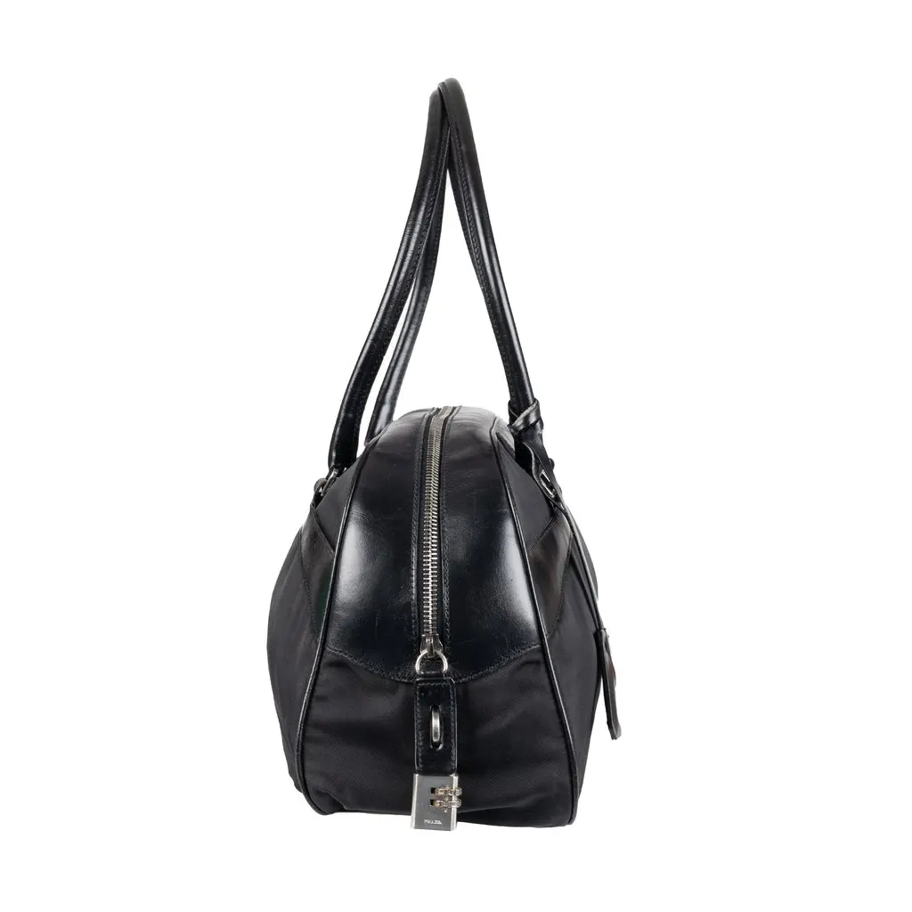 Prada Bowling Bag - '00s Silver Good - Inside View