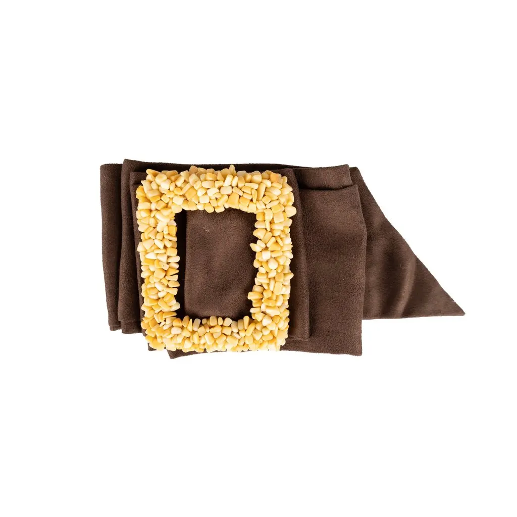 Unsigned Belt - '00s Brown Suede Good - Inside View