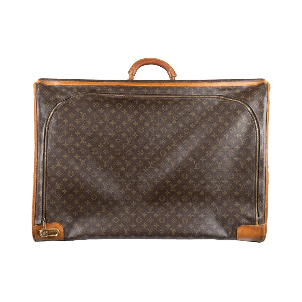 Louis Vuitton Monogram Pullman Travel Bag - '80s Red Canvas Good - Front View