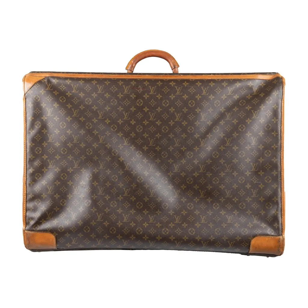 Louis Vuitton Monogram Pullman Travel Bag - '80s Red Canvas Good - Back View