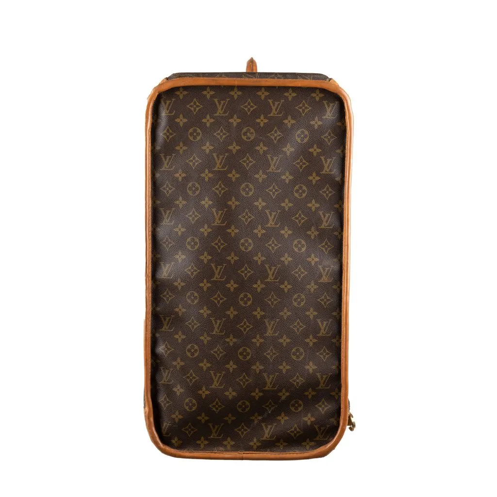 Louis Vuitton Monogram Pullman Travel Bag - '80s Red Canvas Good - Inside View