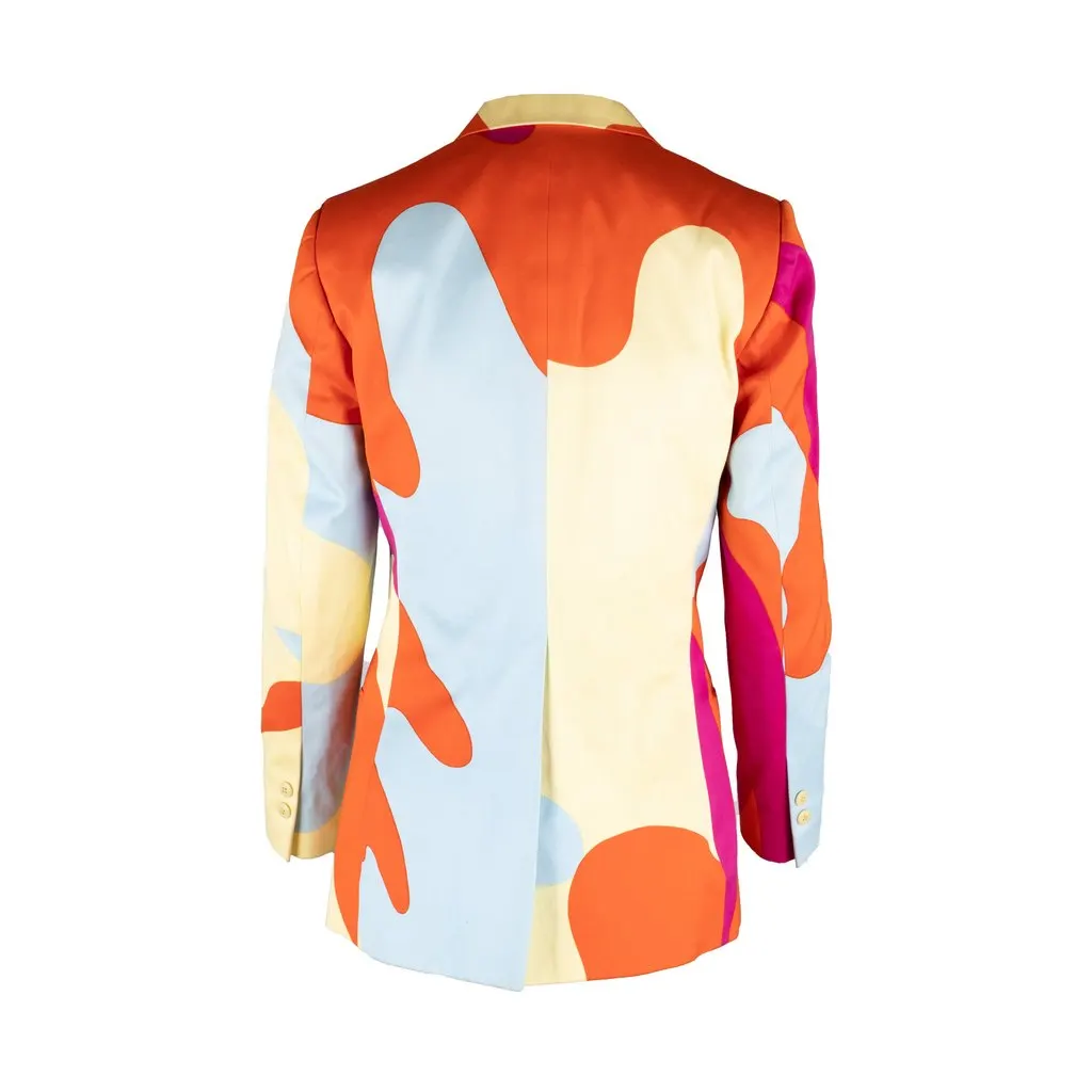 Unsigned Andy Warhol Camouflage Jacket - '80s Red Good - Back View
