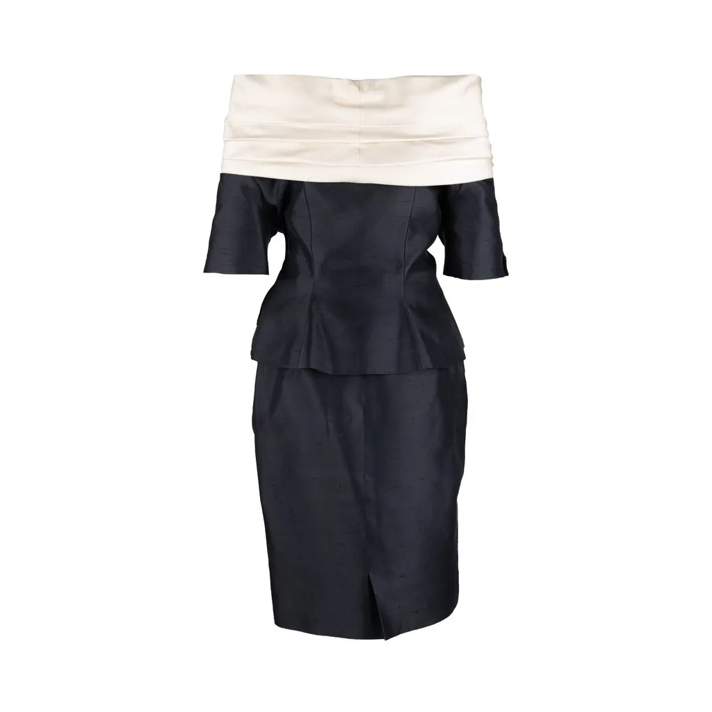 Christian Lacroix and Skirt Set - '90s White Good - Back View