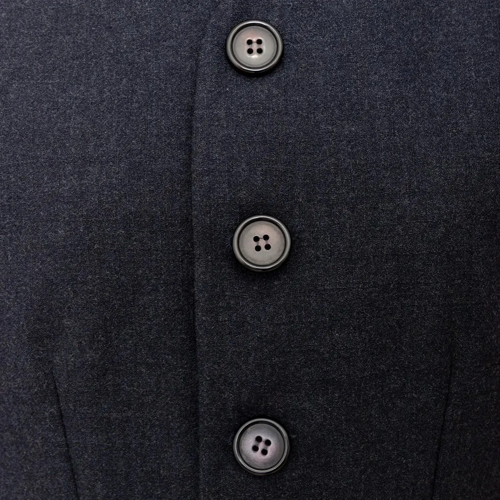 Dolce & Gabbana Wool Vest - '10s Grey Wool Good - Model View
