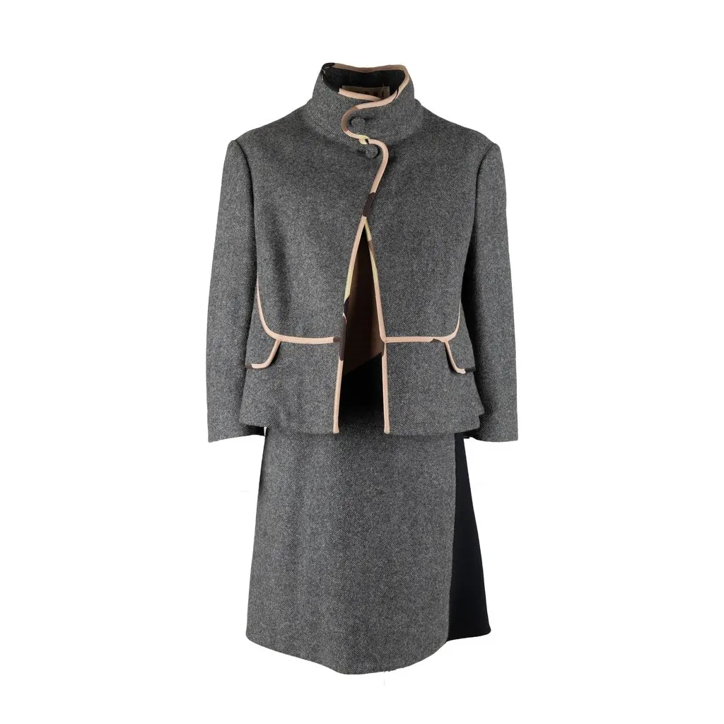 Marni Dress and Jacket Set - '10s Black Wool Good - Front View
