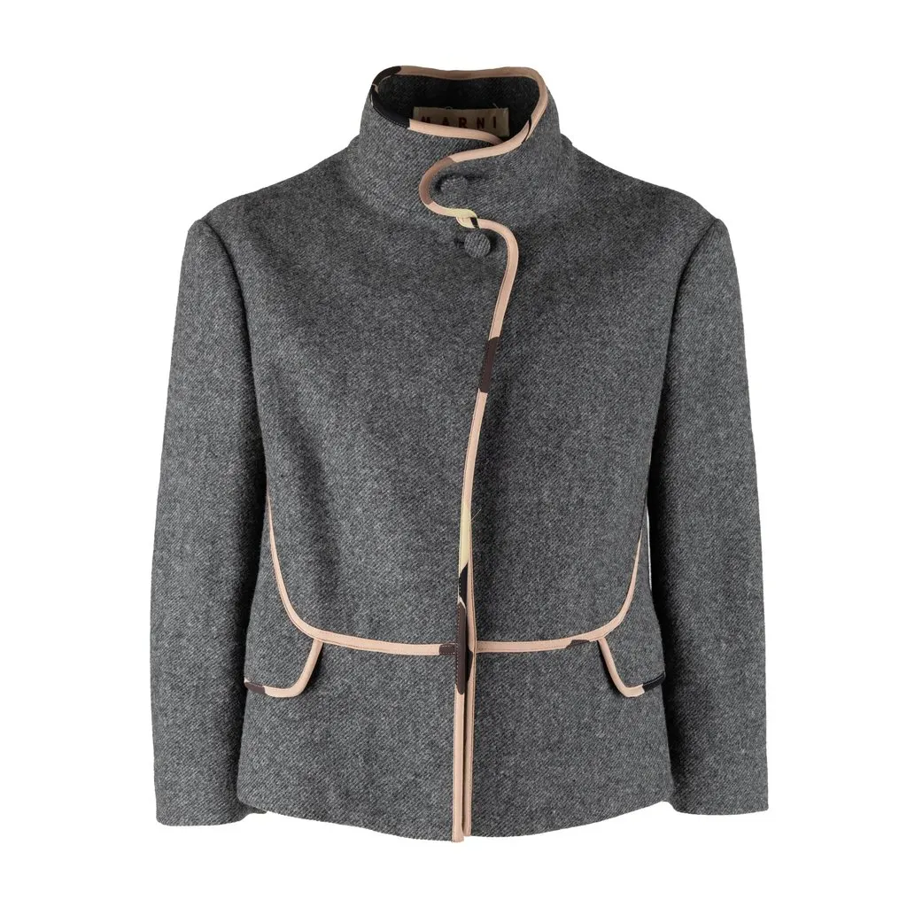 Marni Dress and Jacket Set - '10s Black Wool Good - Box View