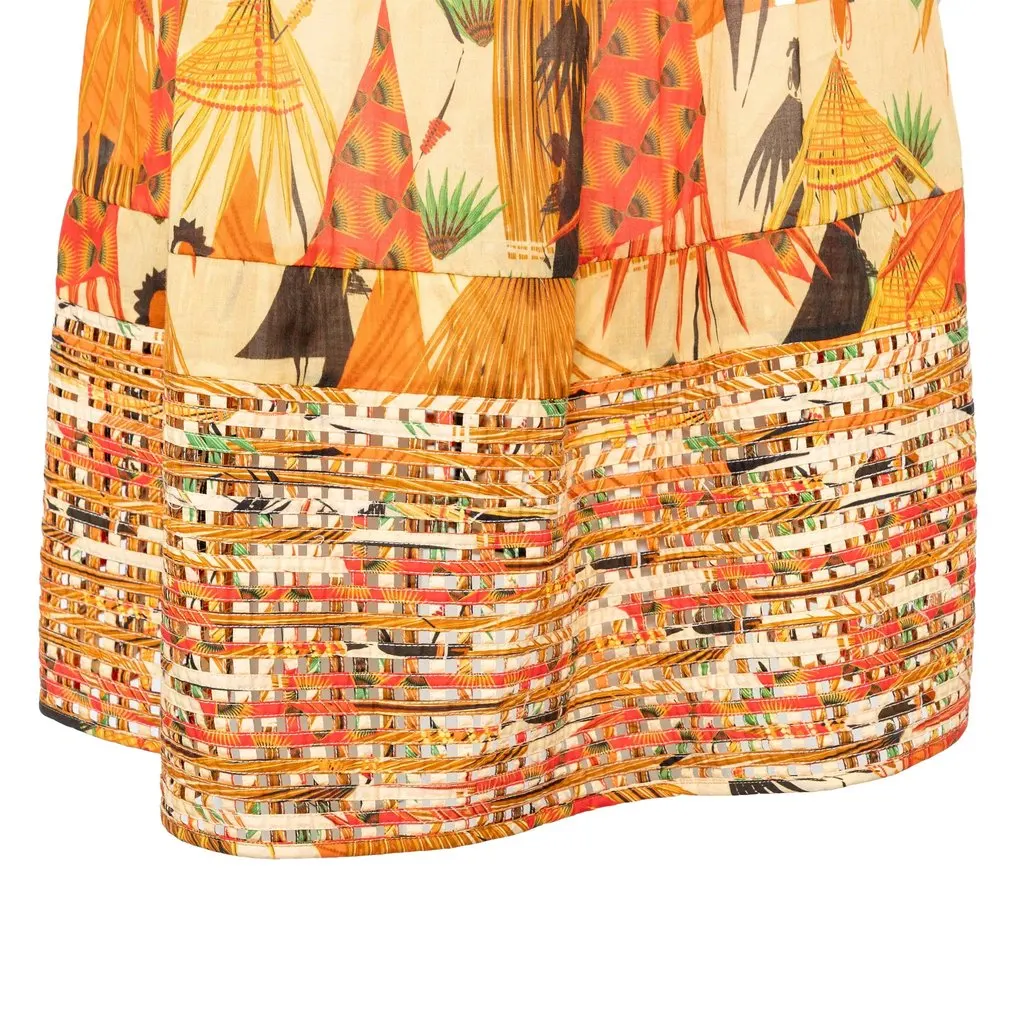 Marni Printed Midi Dress - '00s MultiColor Cotton Good - Box View