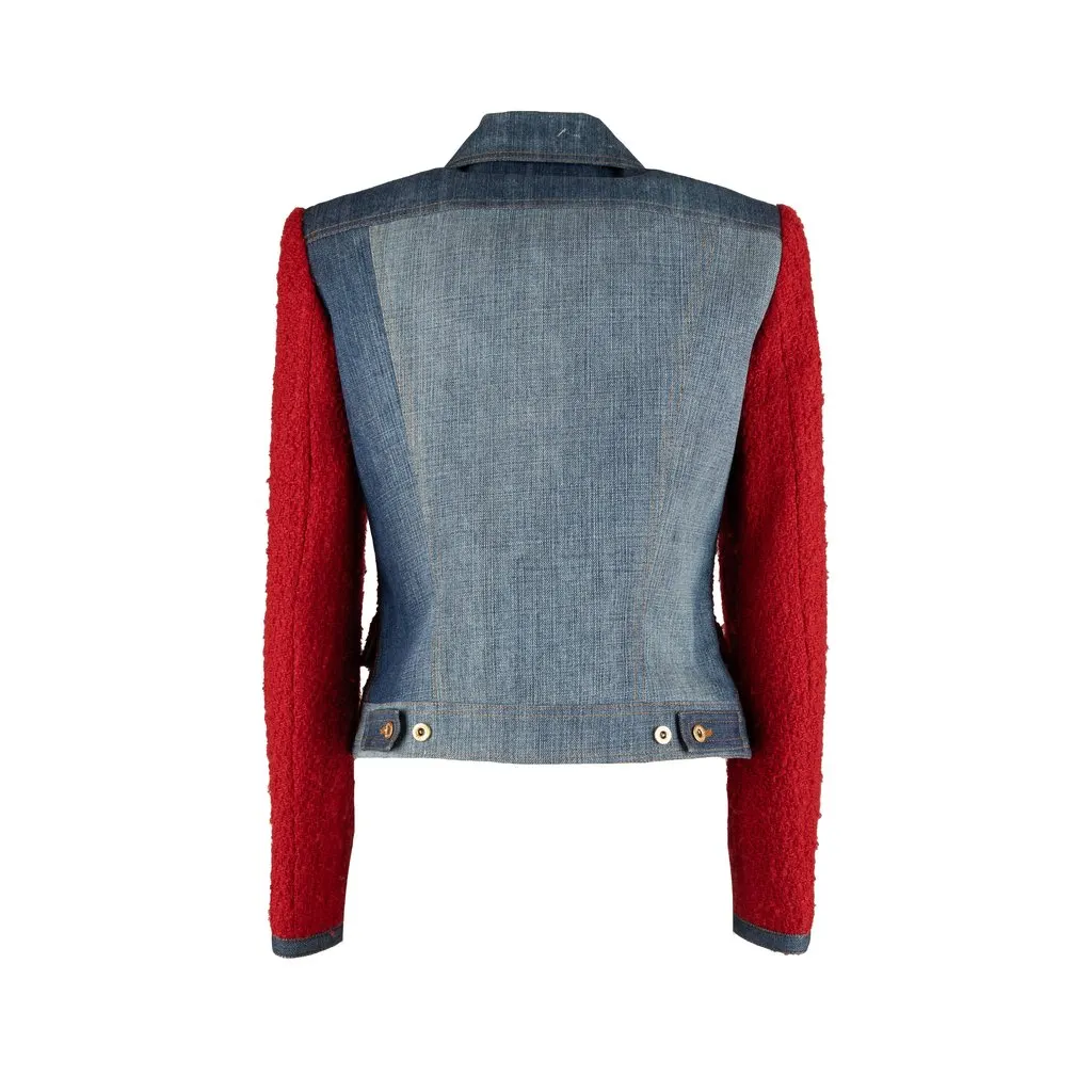 Dolce & Gabbana Denim and Wool Set - '10s Red Denim Good - Model View