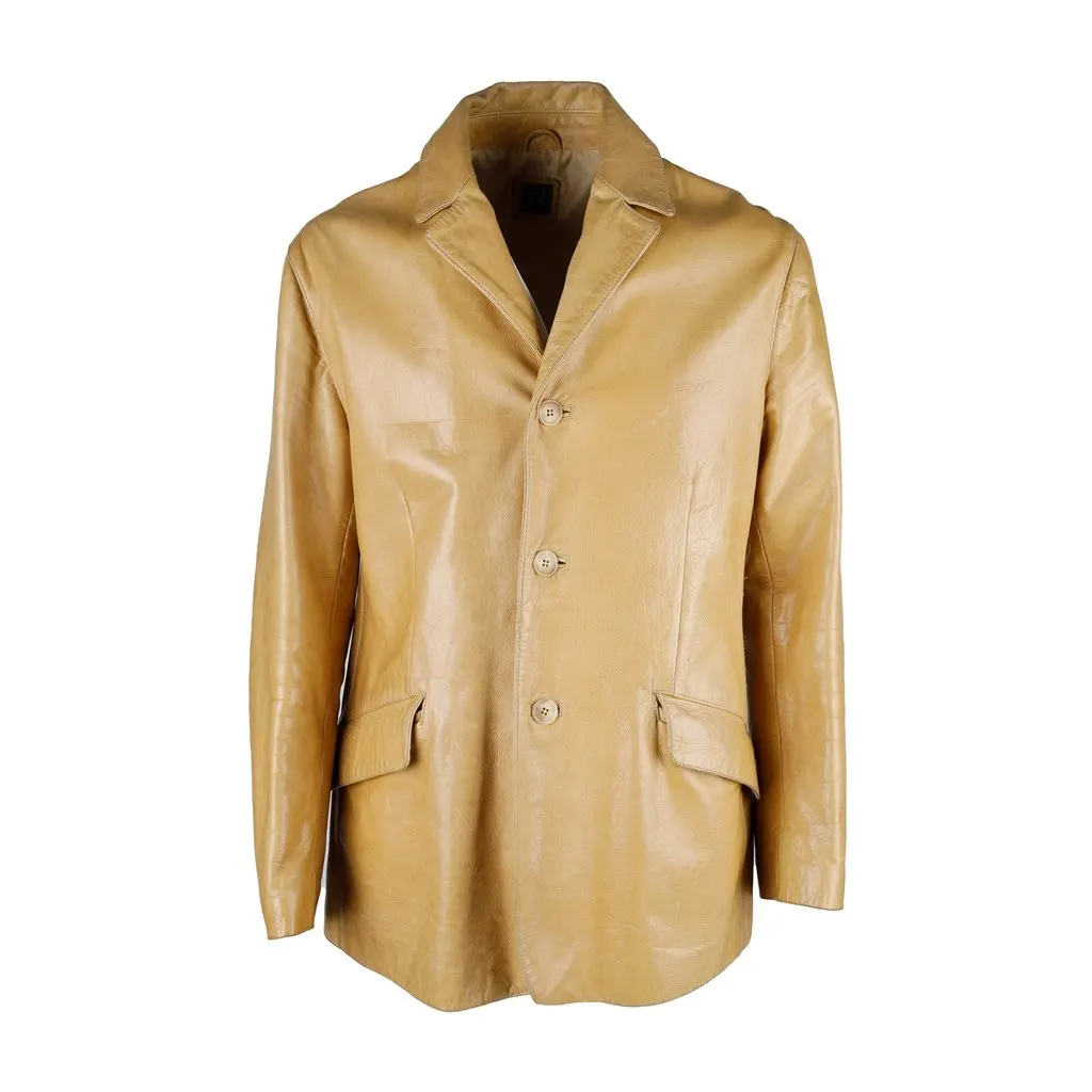 Unsigned Eral55 Leather Jacket - '10s MultiColor Leather Good - Front View