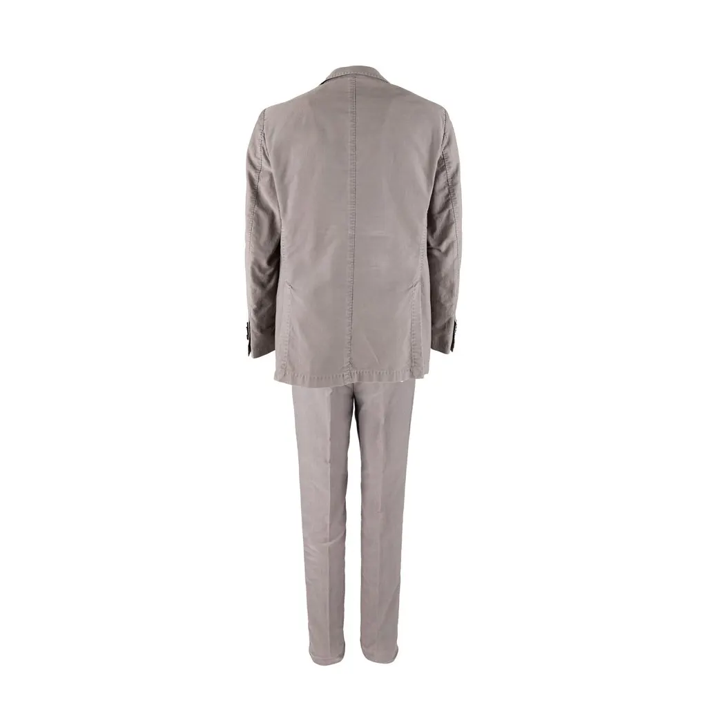 Unsigned L.B.M. 1911 Gabardine Suit - '10s Red Cotton Good - Back View