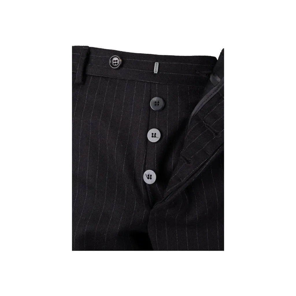 Gucci Pinstripe Pants - '10s Red Wool Good - Inside View