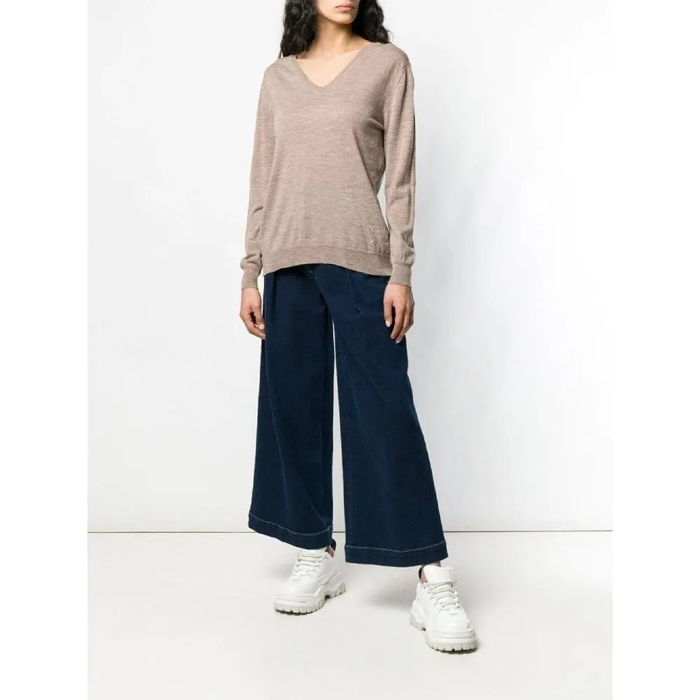 Maison Martin Margiela Beige Wool Sweater - '90s Beige Wool Good - Back View