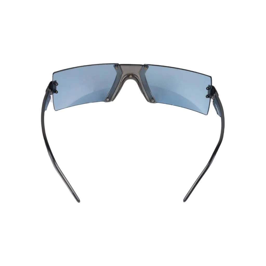 Chanel Shield Sunglasses - '90s Grey Good - Model View