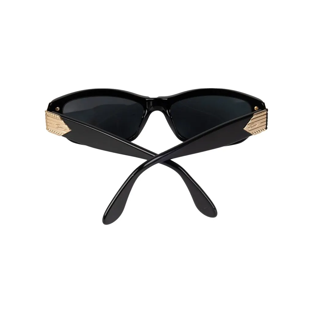 Genny Square Sunglasses - '10s Black Good - Box View