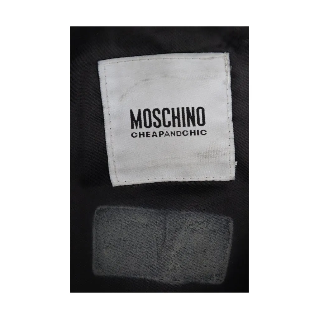 Moschino Cheap and Chic Shearling Coat with Fur - '10s Red Shearling Good - Box View