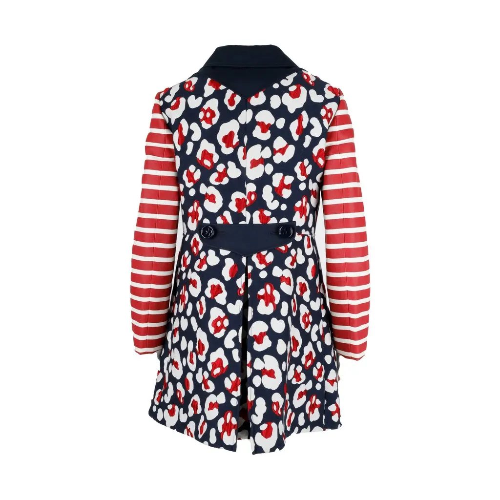 Valentino Printed Coat - '10s Red Cotton Good - Inside View