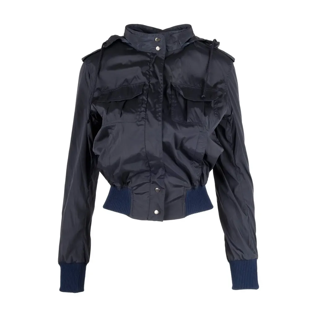Moschino Cheap and Chic Fitted Windbreaker Jacket - '10s Red Good - Front View
