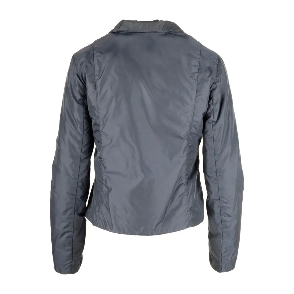 Aspesi Nylon Short Jacket - '10s Navy Polyamide Good - Back View